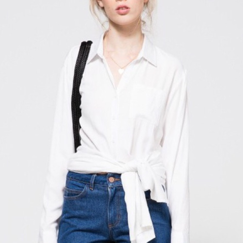 🦋lightweight wrap button down shirt🦋